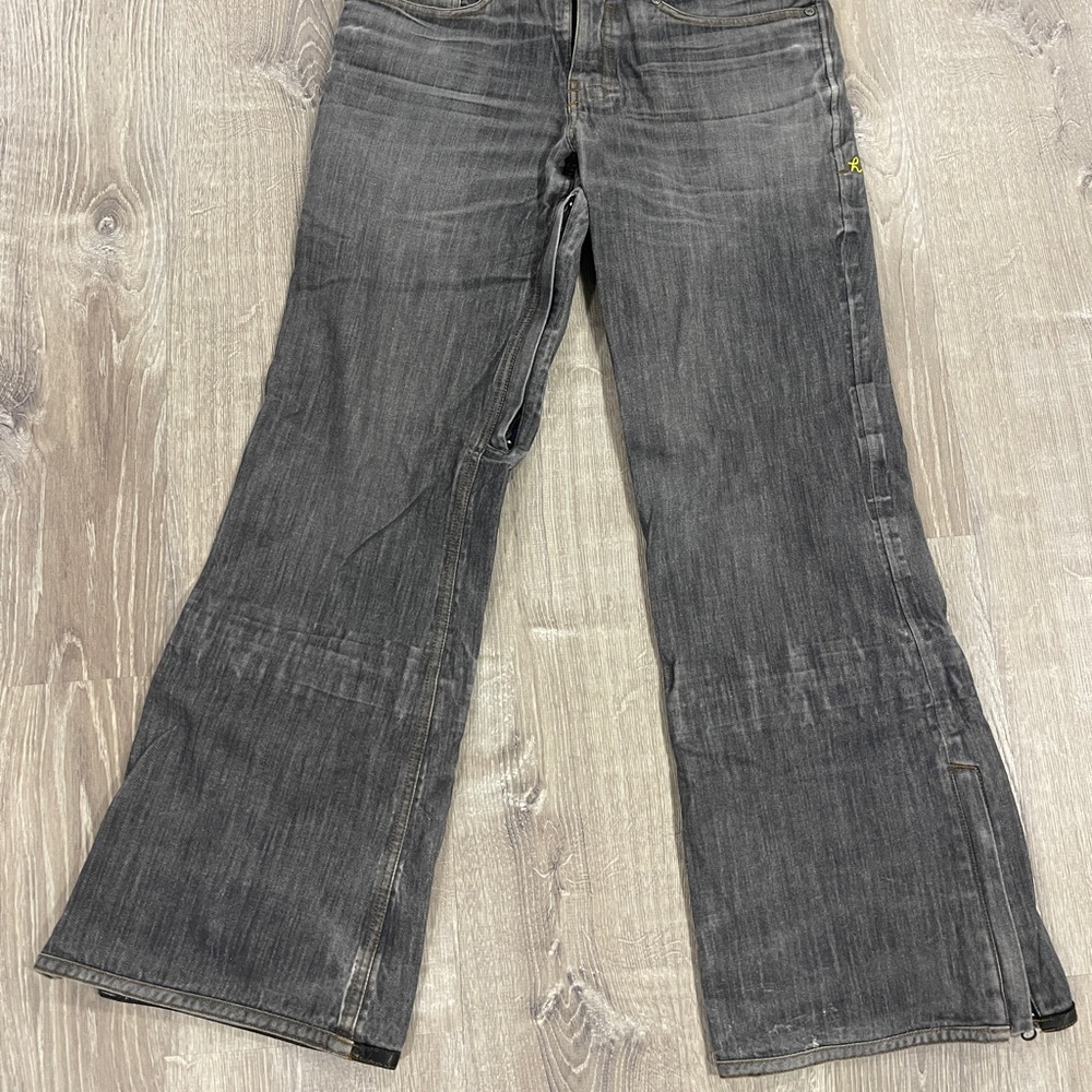 men's HOLDEN Denim Style Ski Snowboard Pants-Grayish Small Size
